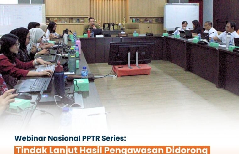 Pengawasan Penataan Ruang menjadi mekanisme penting untuk memantau, mengevaluasi, dan meningkatkan kinerja penyelenggaraan penataan ruang secara berkelanjutan. Hal tersebut dibahas dalam Webinar Nasional PPTR Series bertajuk “Tindak Lanjut Hasil Pengawasan untuk Peningkatan Kinerja Penyelenggaraan Penataan Ruang” yang diselenggarakan Ditjen PPTR bersama BPSDM Kementerian ATR/BPN