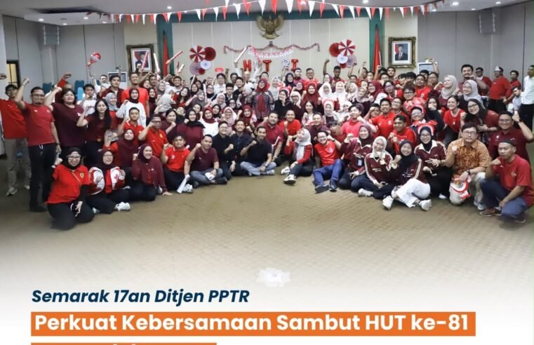 Menyambut Hari Ulang Tahun (HUT) ke-81 Republik Indonesia, Direktorat Jenderal Pengendalian dan Penertiban Tanah dan Ruang (PPTR) menggelar Semarak 17an di Jakarta