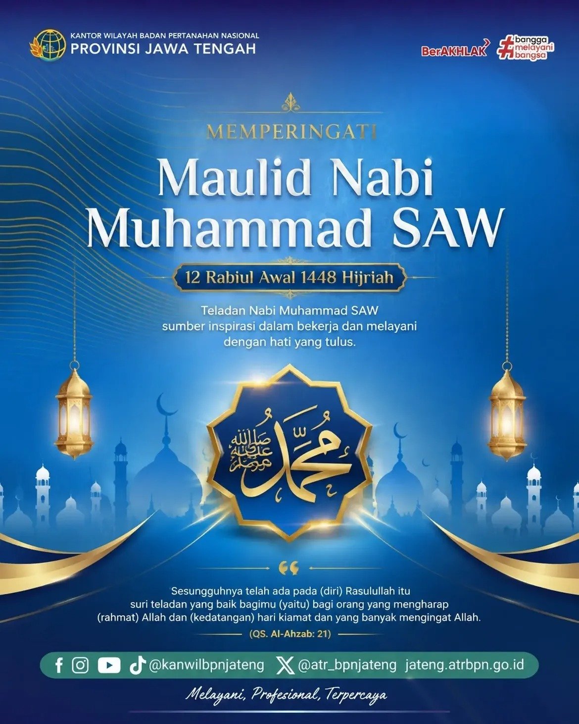 Selamat Memperingati Maulid Nabi Muhammad SAW 🌙✨