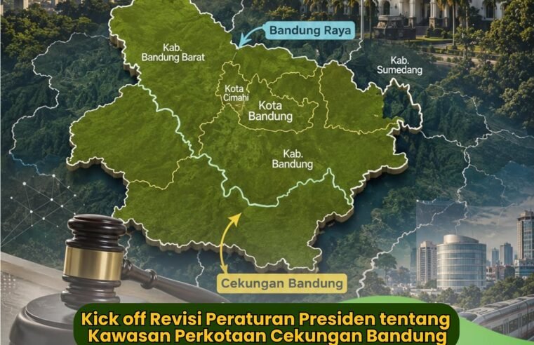 Direktorat Jenderal Tata Ruang Kementerian Agraria dan Tata Ruang/Badan Pertanahan Nasional (ATR/BPN) menggelar kegiatan pembahasan revisi Peraturan Presiden (Perpres) Nomor 45 Tahun 2018 tentang Rencana Tata Ruang Kawasan Strategis Nasional (RTR KSN) Kawasan Perkotaan Cekungan Bandung