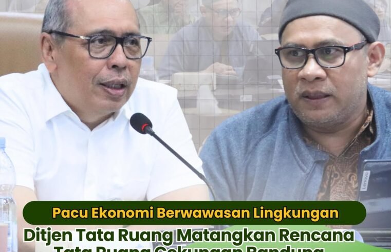 Direktorat Jenderal Tata Ruang Kementerian Agraria dan Tata Ruang/Badan Pertanahan Nasional (ATR/BPN) menggelar rapat Ekspose Rencana Tata Ruang Kawasan Strategis Nasional (RTR KSN) Cekungan Bandung di Ruang Rapat Prambana