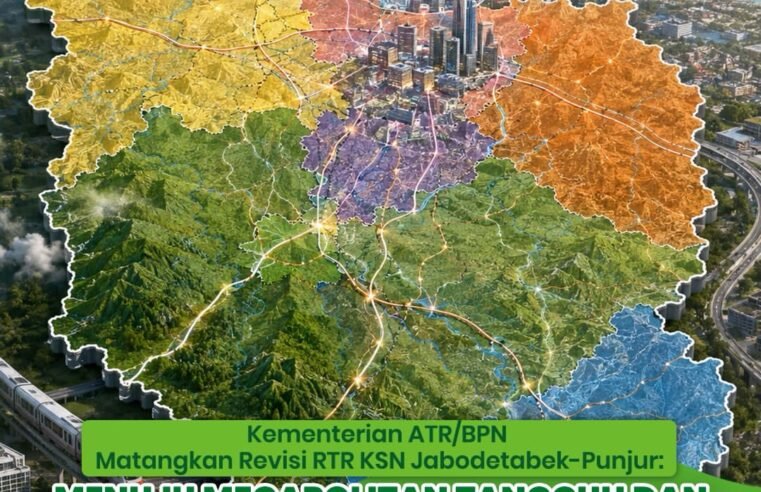 Direktorat Jenderal Tata Ruang Kementerian Agraria dan Tata Ruang/Badan Pertanahan Nasional (ATR/BPN) menggelar Konsultasi Publik Rencana Tata Ruang Kawasan Strategis Nasional (RTR KSN) Perkotaan Jabodetabek-Punjur
