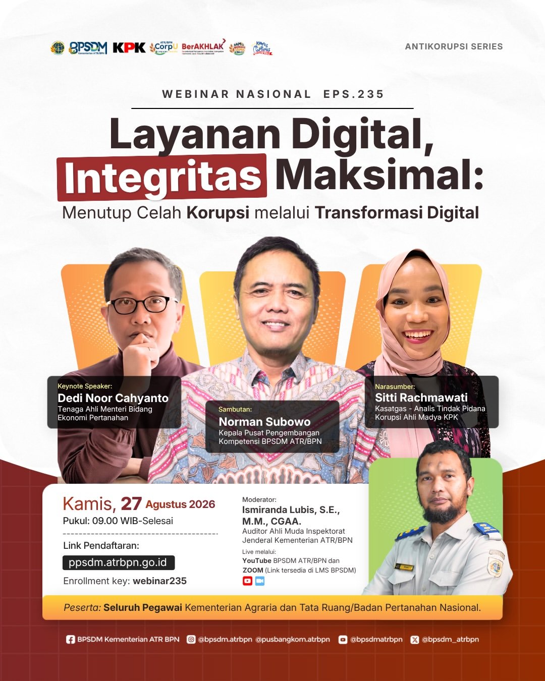 Halo Sobat ATR/BPN, kamu tau gak? Korupsi itu gak selalu soal amplop dan uang tunai, kadang celahnya justru muncul dari sistem yang masih manual dan gampang “dimainkan” 👀
