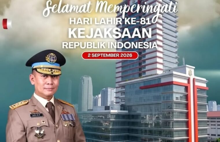 Segenap Keluarga Besar Direktorat Jenderal Pengadaan Tanah dan Pengembangan Pertanahan mengucapkan, Selamat Memperingati Hari Lahir Ke-81 Kejaksaan Republik Indonesia,