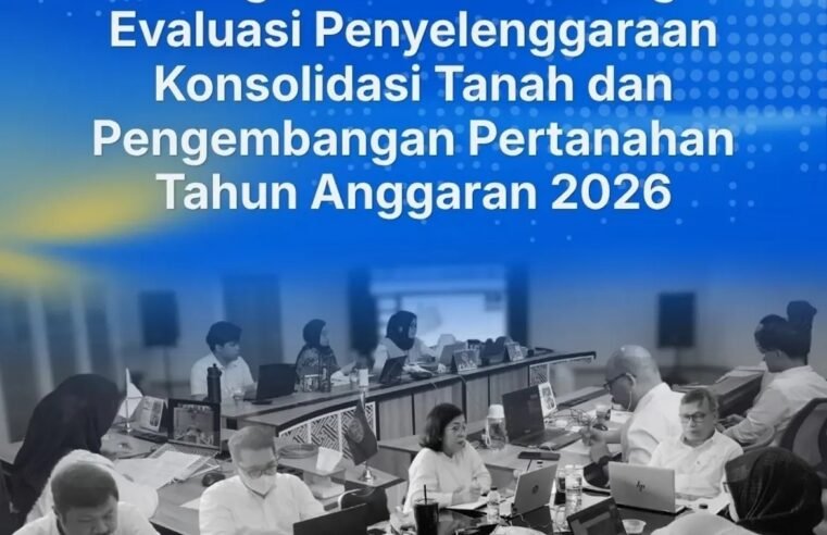 Dalam rangka memastikan pelaksanaan kegiatan Penyelenggaraan Konsolidasi Tanah dan Pengembangan Pertanahan Tahun Anggaran 2026 berjalan sesuai dengan target, ketentuan, serta rencana yang telah ditetapkan, Direktorat Jenderal Pengadaan Tanah dan Pengembangan Pertanahan melalui Direktorat Konsolidasi Tanah dan Pengembangan Pertanahan akan melaksanakan Coaching Clinic Monitoring dan Evaluasi.