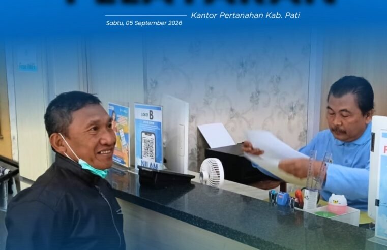 Kantor Pertanahan Kabupaten Pati kembali menghadirkan inovasi pelayanan publik melalui program PELATARAN