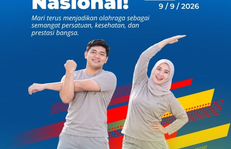 🏃‍♂️🏃‍♀️ SELAMAT HARI OLAHRAGA NASIONAL 2026 🇮🇩