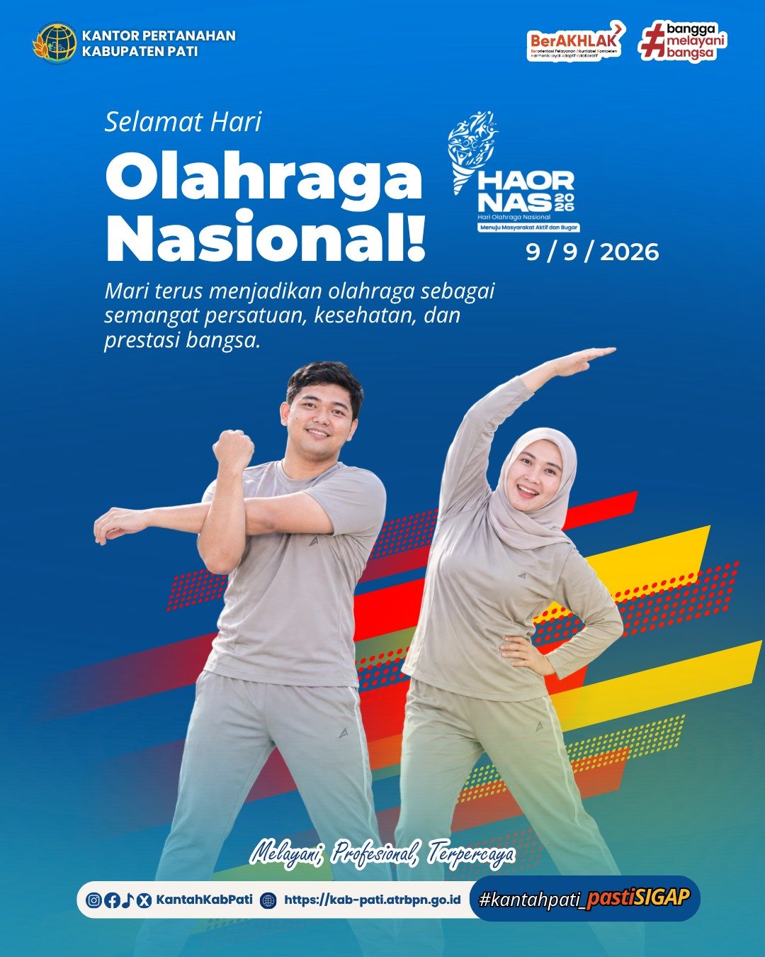 🏃‍♂️🏃‍♀️ SELAMAT HARI OLAHRAGA NASIONAL 2026 🇮🇩