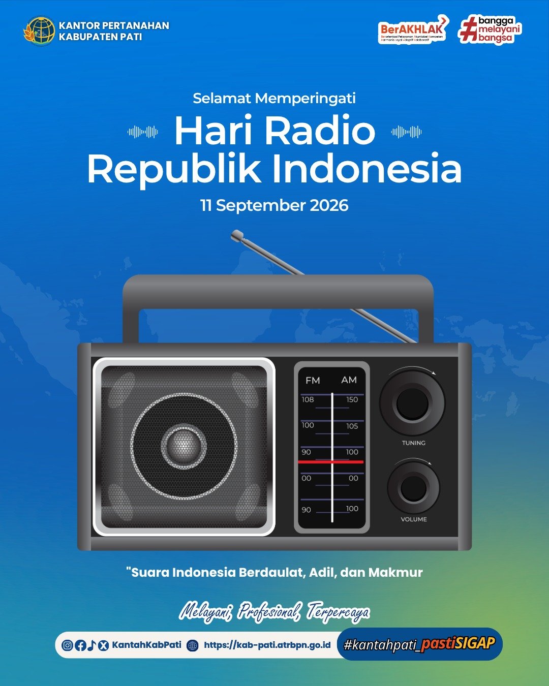 📻 Selamat Memperingati Hari Radio Republik Indonesia!