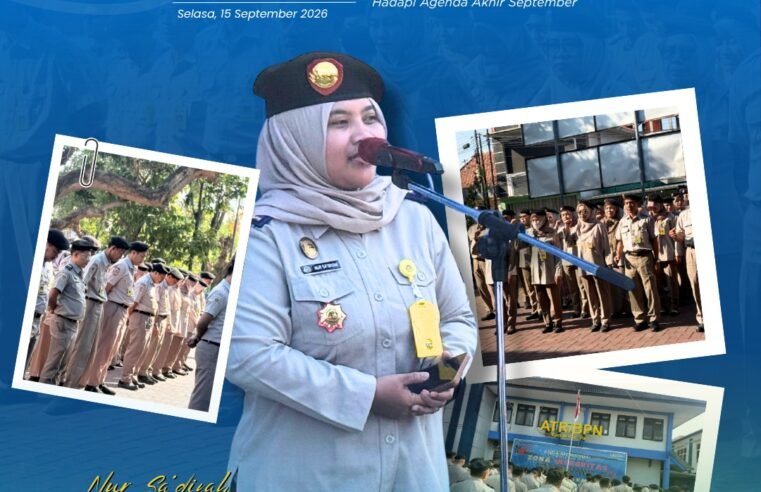 Apel Pagi, Kantor Pertanahan Kabupaten Pati Tekankan Kesiapan Hadapi Agenda September