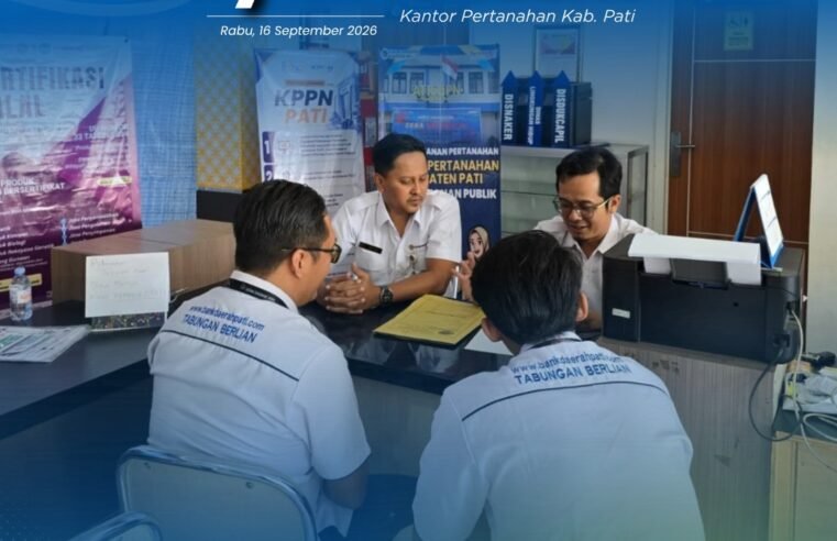 Kantor Pertanahan Kabupaten Pati terus berkomitmen meningkatkan kualitas pelayanan kepada masyarakat melalui penyediaan layanan pertanahan di Loket Mall Pelayanan Publik (MPP) Kabupaten Pati