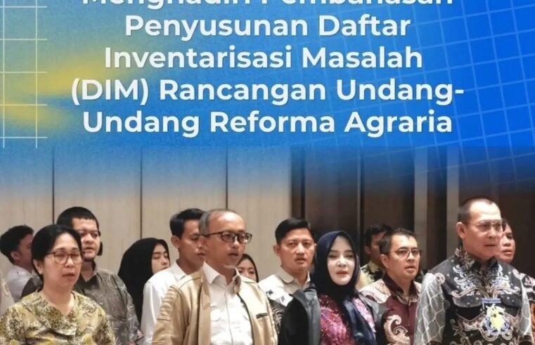 Jakarta 14 September 2026- Dirjen PTPP, Arief Muliawan Menghadiri Pembahasan Penyusunan Daftar Inventarisasi Masalah (DIM) Rancangan Undang-Undang Reforma Agraria