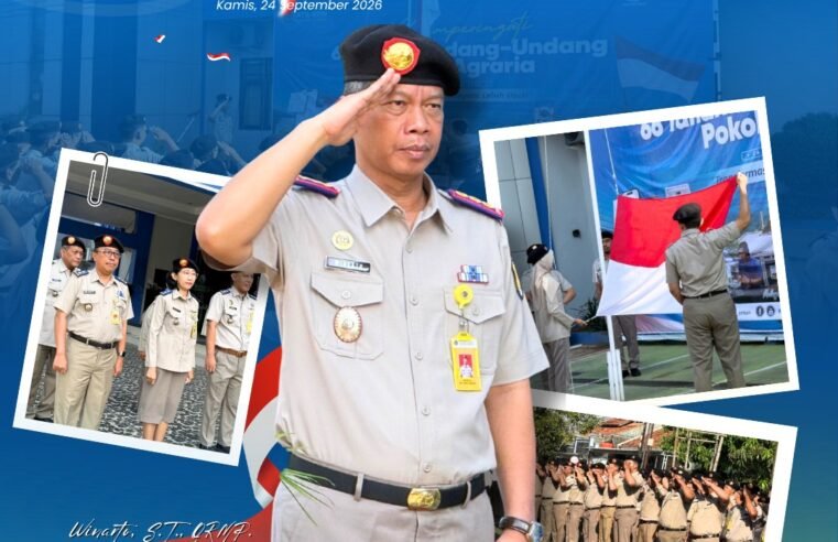 Kantor Pertanahan Kabupaten Pati Gelar Upacara Peringatan Hari Agraria dan Tata Ruang Tahun 2026