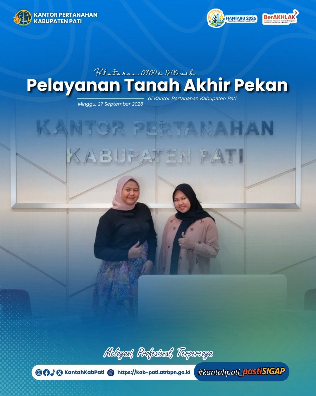 Kantor Pertanahan Kabupaten Pati kembali menghadirkan inovasi pelayanan publik melalui program PELATARAN