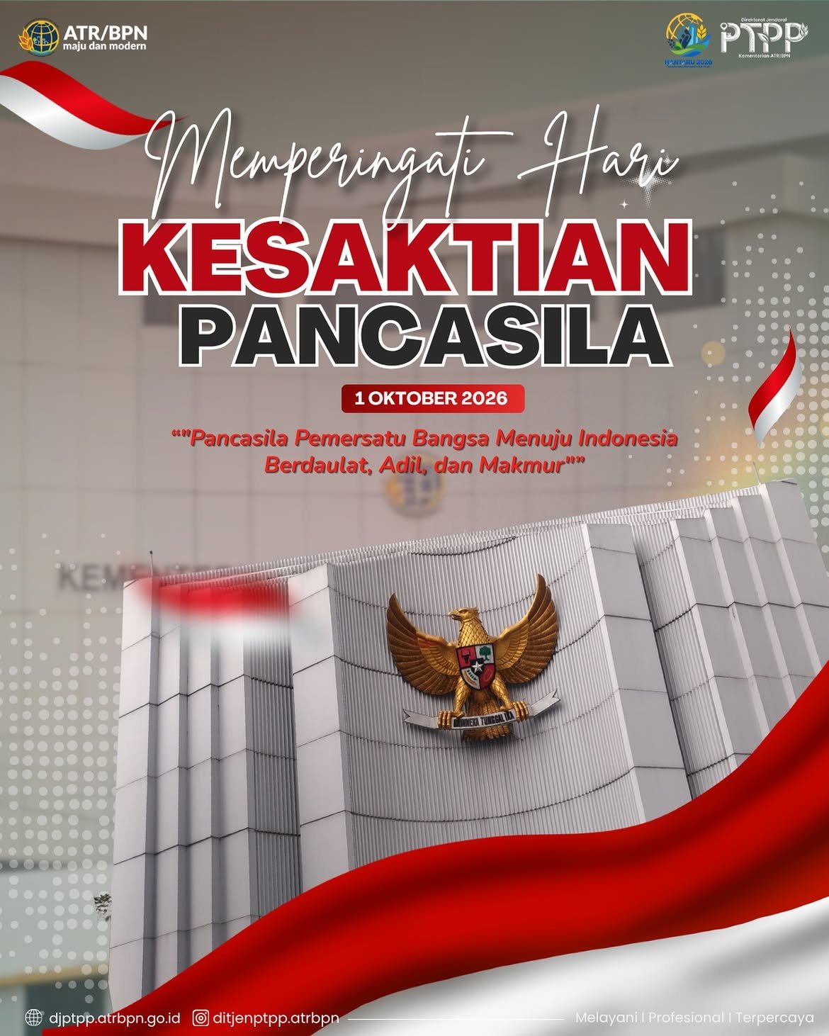 Selamat Hari Kesaktian Pancasila, 1 Oktober 2026! 🇮🇩