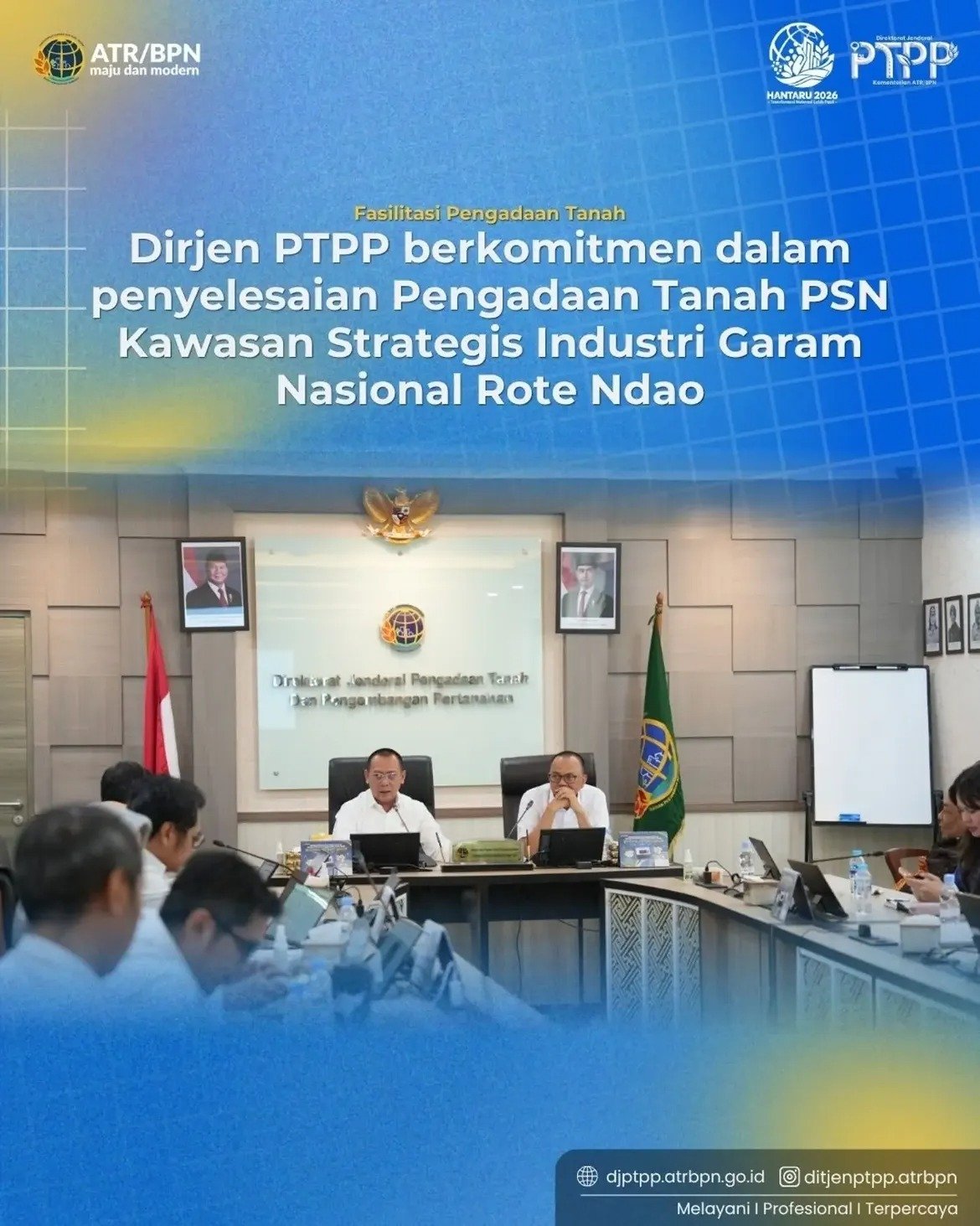 Direktur Jenderal Pengadaan Tanah dan Pengembangan Pertanahan (PTPP)
