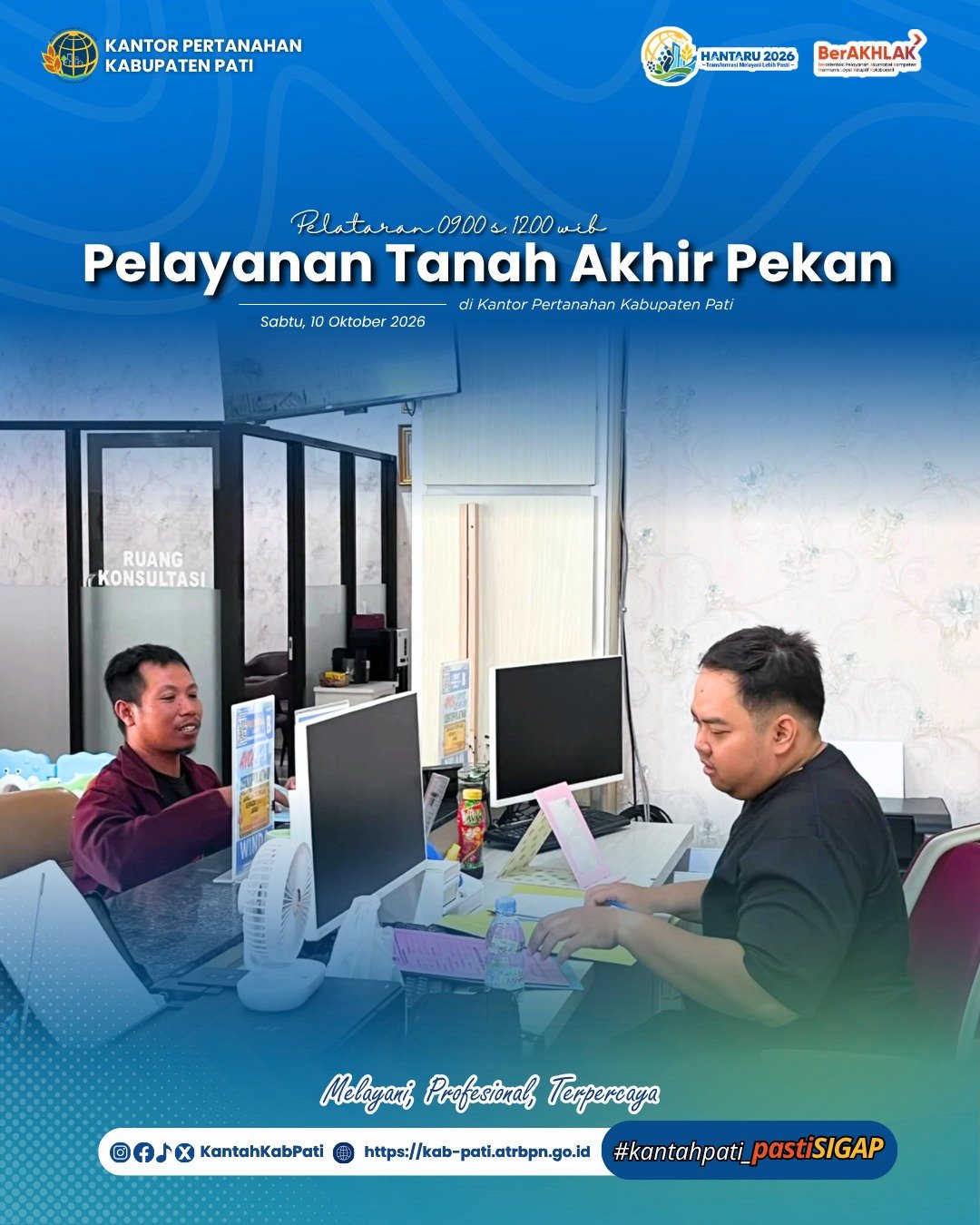 Kantor Pertanahan Kabupaten Pati kembali menghadirkan inovasi pelayanan publik melalui program PELATARAN