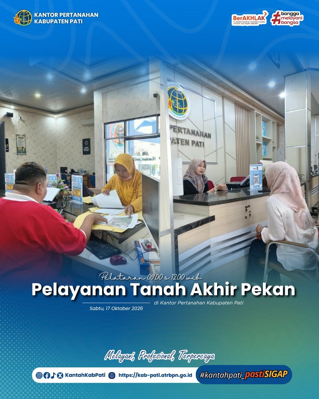 Kantor Pertanahan Kabupaten Pati kembali menghadirkan inovasi pelayanan publik melalui program PELATARAN