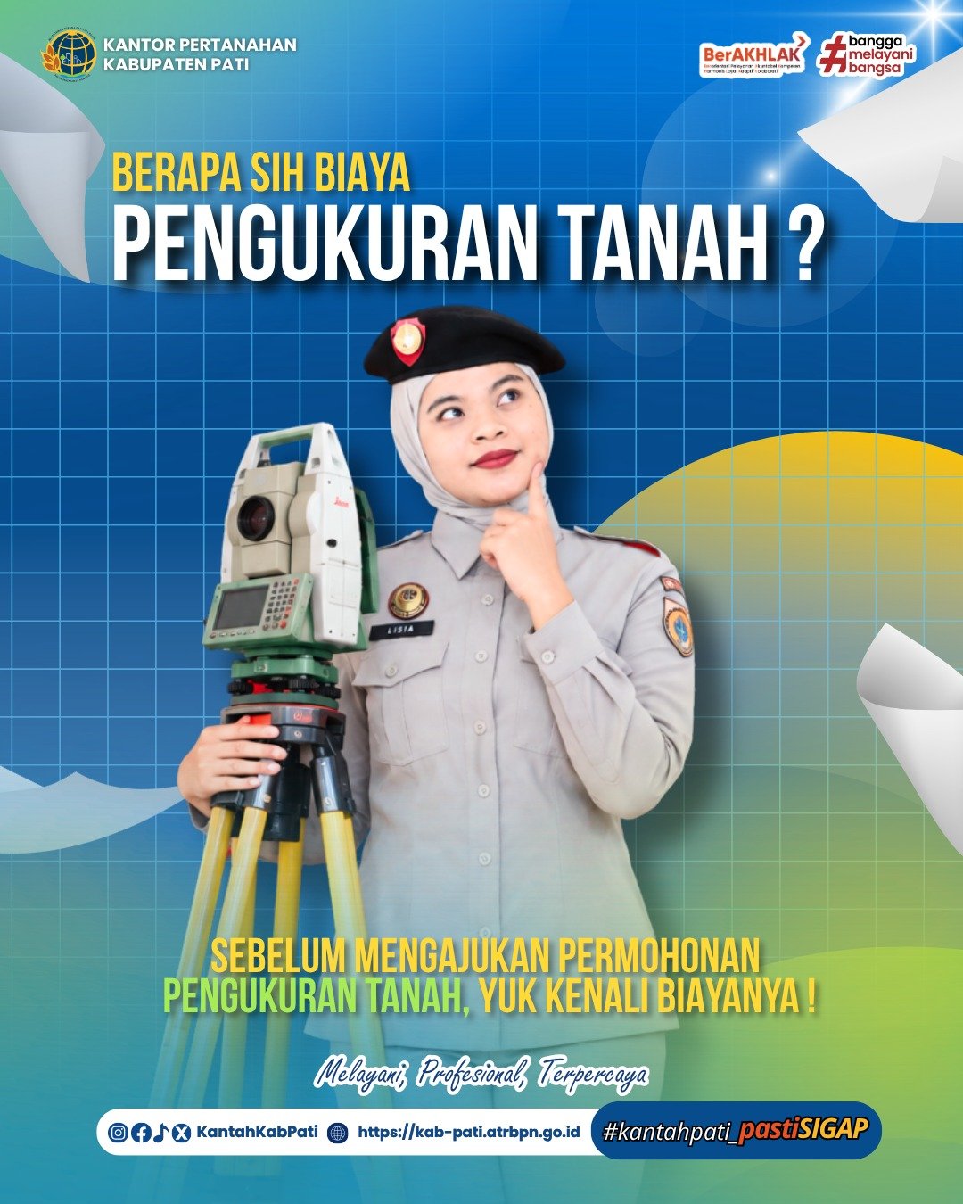 Kamu masih mikir biaya ukur tanah itu hitungannya flat per meter atau asal tebak? Eits, ternyata ada rumus resminya, lho! 🧮