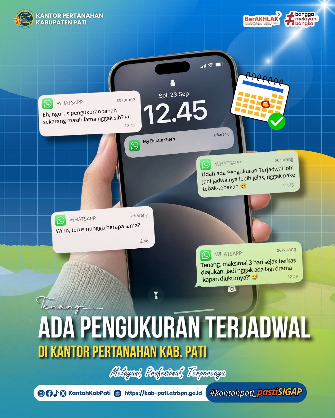 Masih sering overthinking nebak-nebak jadwal pengukuran tanah yang nggak pasti? Udah, tinggalin aja drama “kapan diukurnya?” itu!