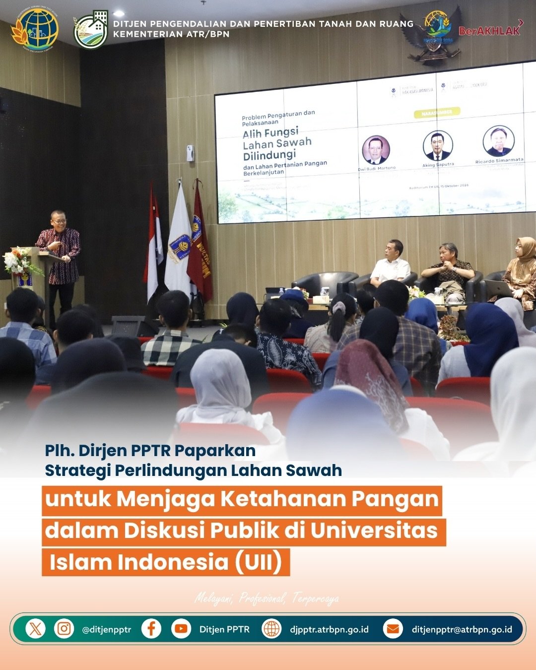 Perlindungan lahan sawah menjadi bagian penting dalam menjaga ketahanan pangan nasional di tengah kebutuhan pembangunan dan investasi. Upaya ini memerlukan kepastian hukum, keterbukaan data, dan perencanaan pembangunan yang tepat.